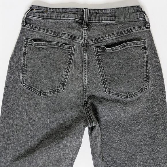 Madewell Curvy Perfect Vintage Jeans 28 Charcoal Gray Mom Jean Aesthetic '90s - Picture 6 of 11